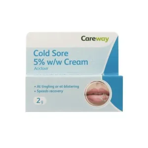 Careway Cold Sore Cream- 2g