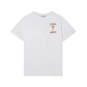 CASABLANCA LA FLAME DU SPORT T-SHIRT WHITE