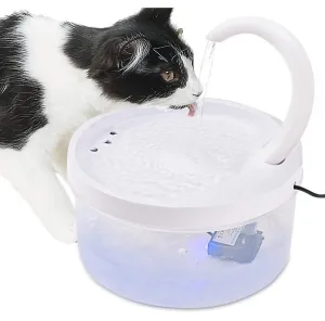 Cat Drinking Water Fountain