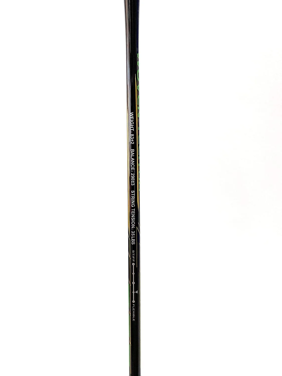 Maxbolt Woven Tech 60 Badminton Racket - Green/Black