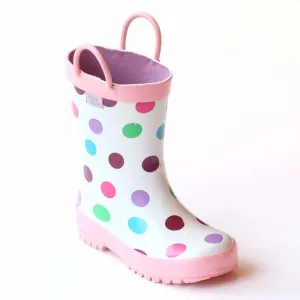 Pluie Pluie Girls RB - PD Polka Dot Rain Boots