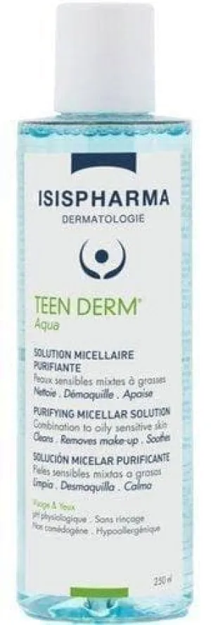 Teen Derm Micellar Water for cleansing oily and acne-prone skin