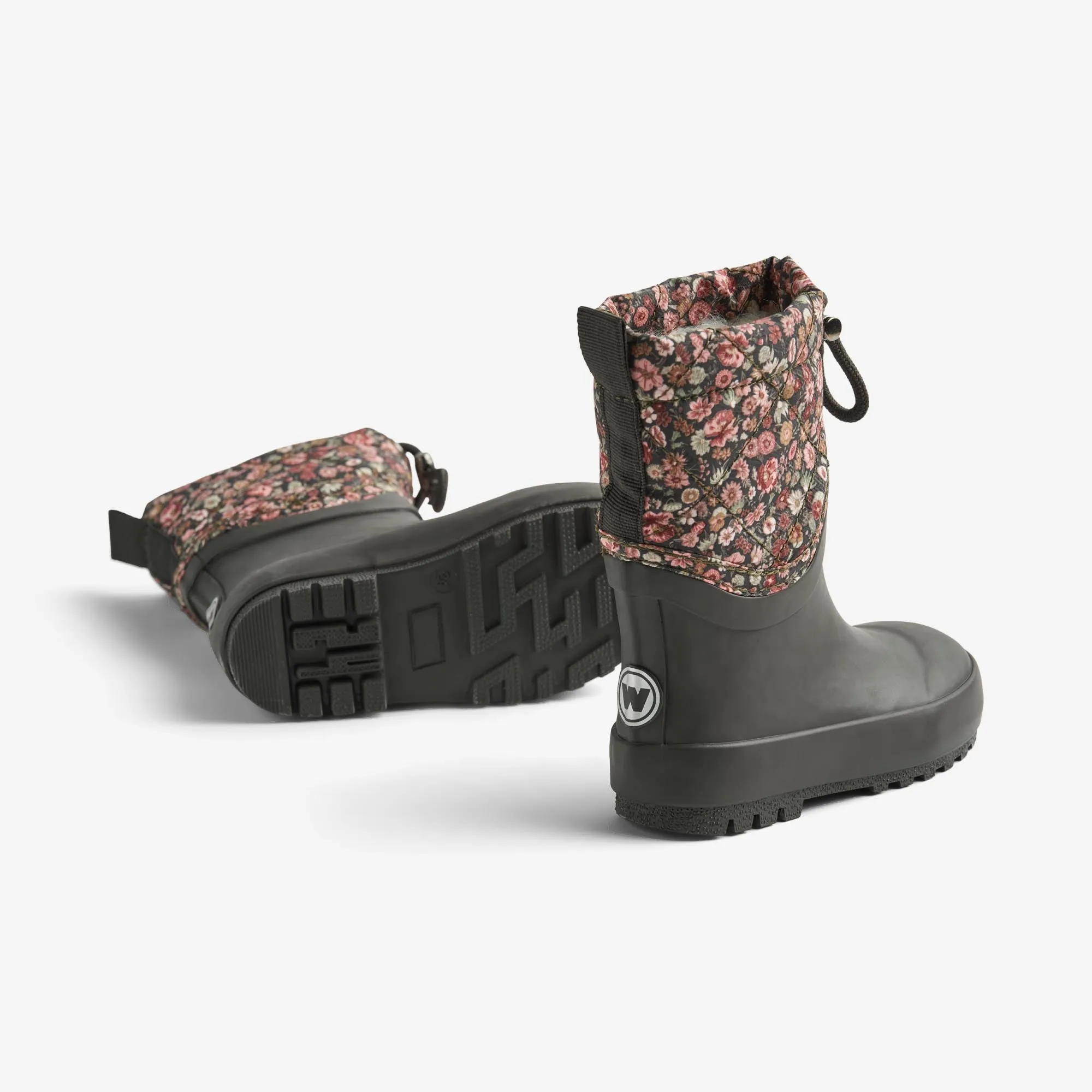 Thermo Snowboot Drizzle - raven wild flowers