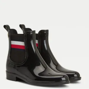 Tommy Hilfiger SIGNATURE BLACK MONOGRAM RAINBOOTS 5969