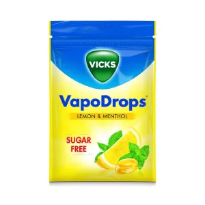 Vicks Vapodrops Lemon & Menthol Sugar Free