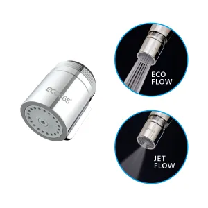 X22 Dual Flow Chrome Finish JET and ECO Flow Aerator