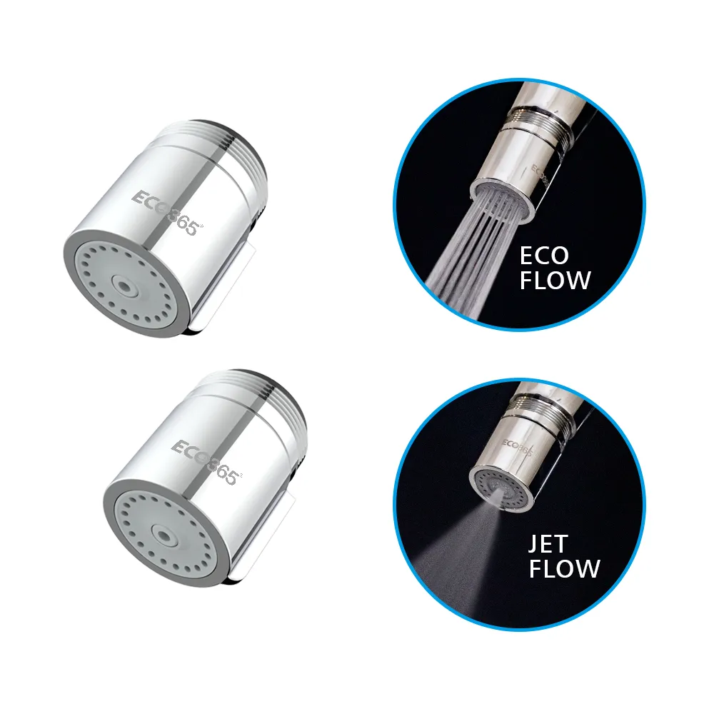 X22 Dual Flow Chrome Finish JET and ECO Flow Aerator